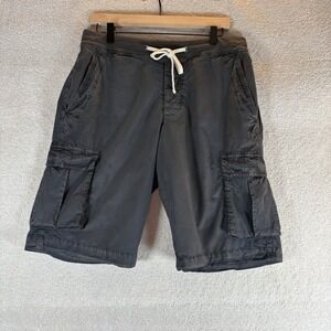 James Perse Yosemite Men's Cargo Shorts, Size 0 Charcoal‎ Gray, 100% Cotton